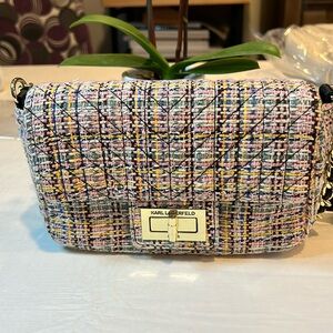 Karl Lagerfeld Paris NWOT twist lock cross body